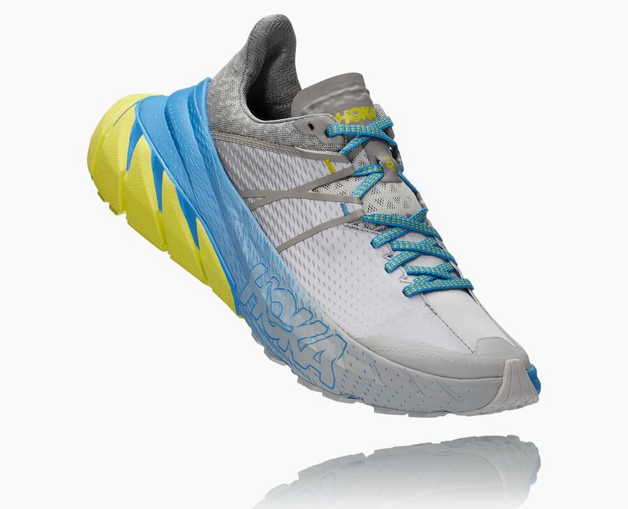 Hoka Mens Trail Shoes NZ - Hoka Tennine Grey (MIR259348)